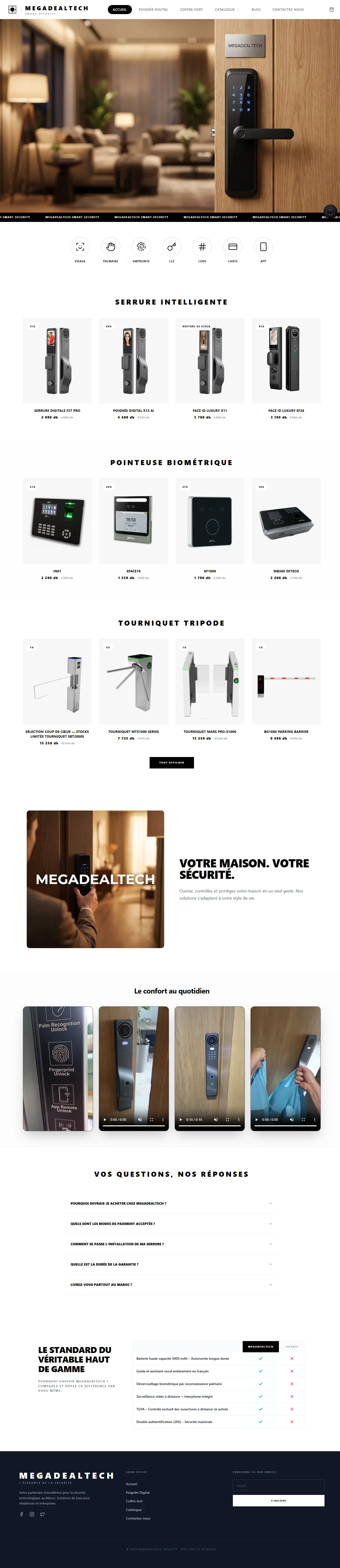Aperçu du site MegaDealTech
